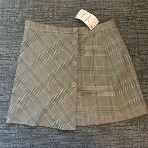 Zara basic plaid shirt brand new